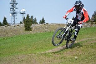 Foto auf MTB Downhill Nationalteam testet SchÃ¶ckl Trail Area