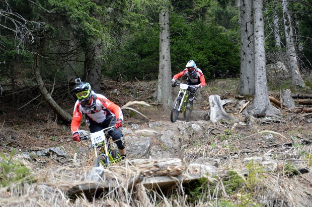 Foto auf MTB Downhill Nationalteam testet SchÃ¶ckl Trail Area